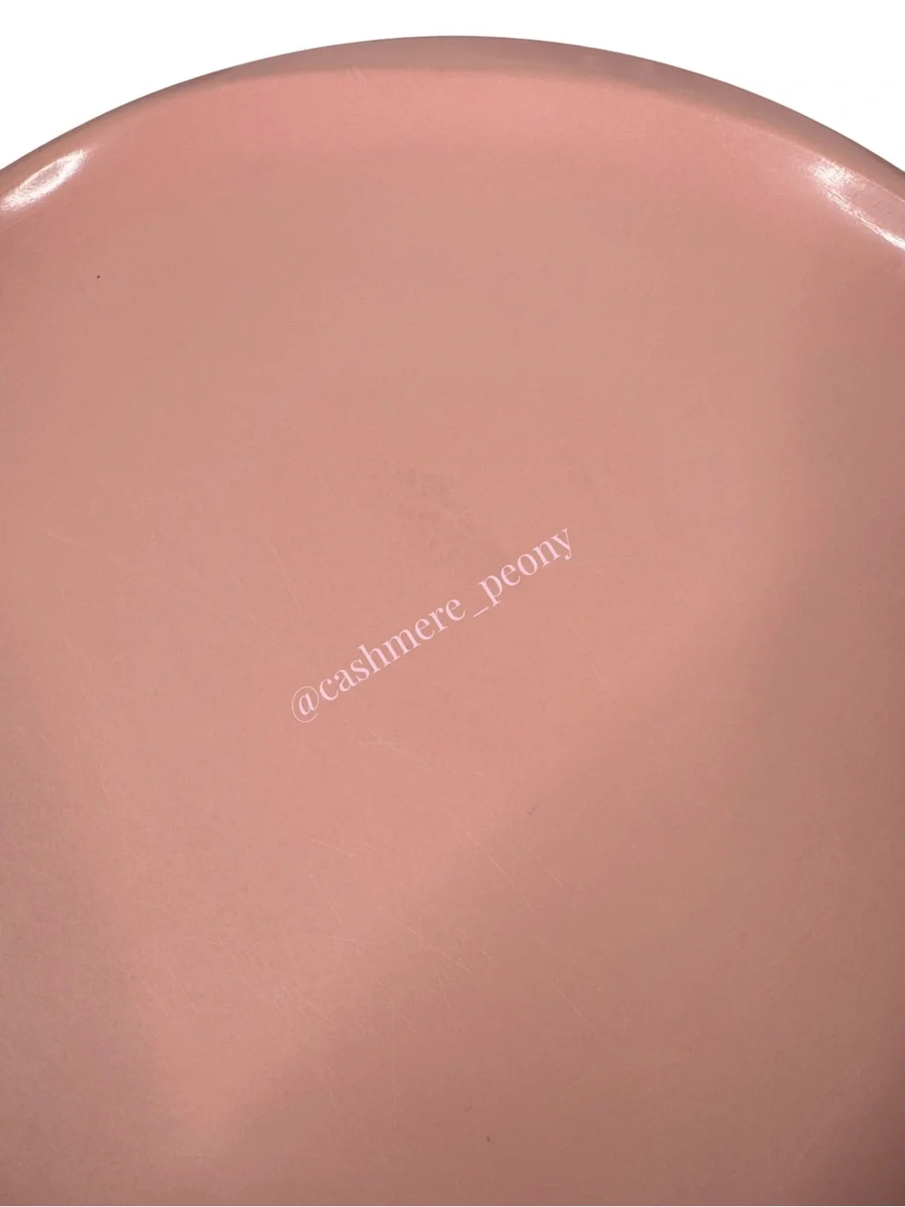 Vintage Boontonware Pink Plastic Plate 10
